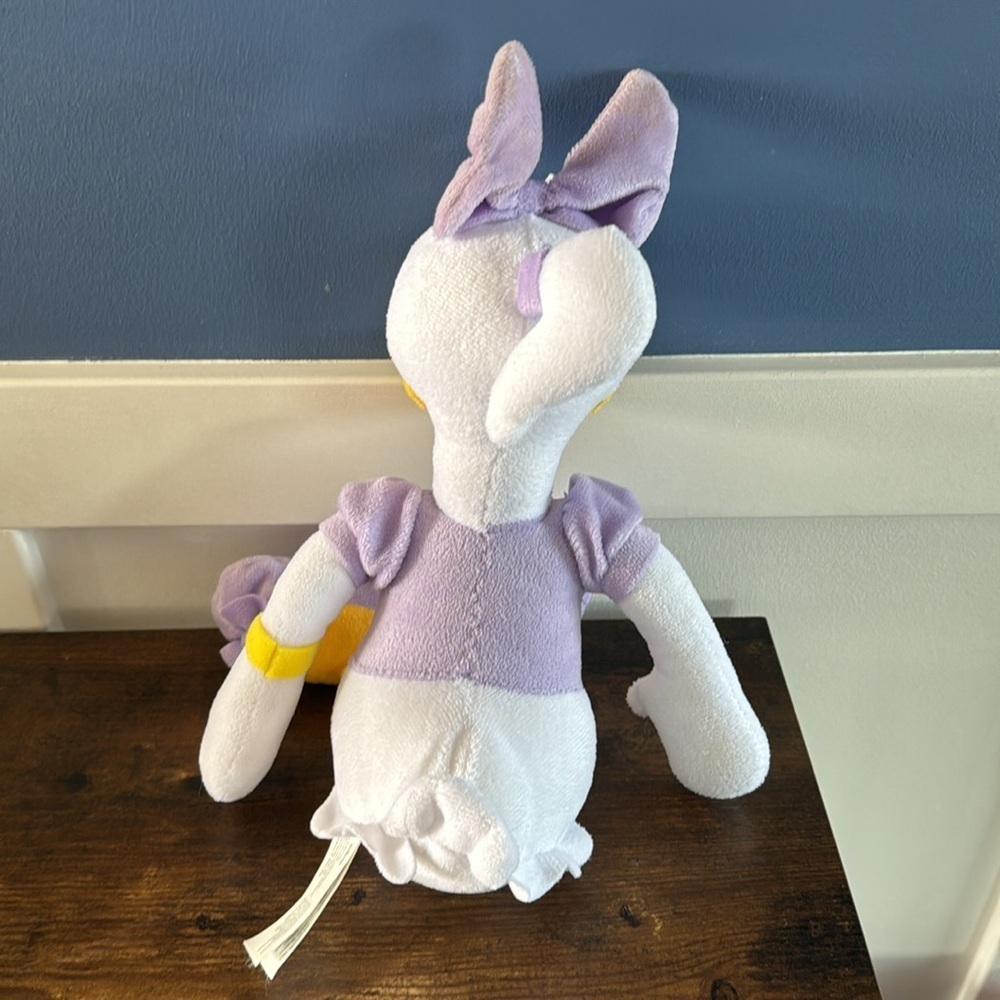 Disney Daisy Duck Purple White & Yellow Plush - Picture 3 of 9